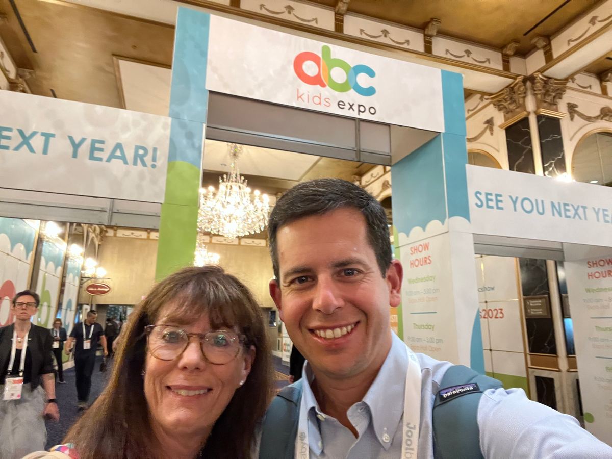 Ann and Chris at the ABC Kids Expo