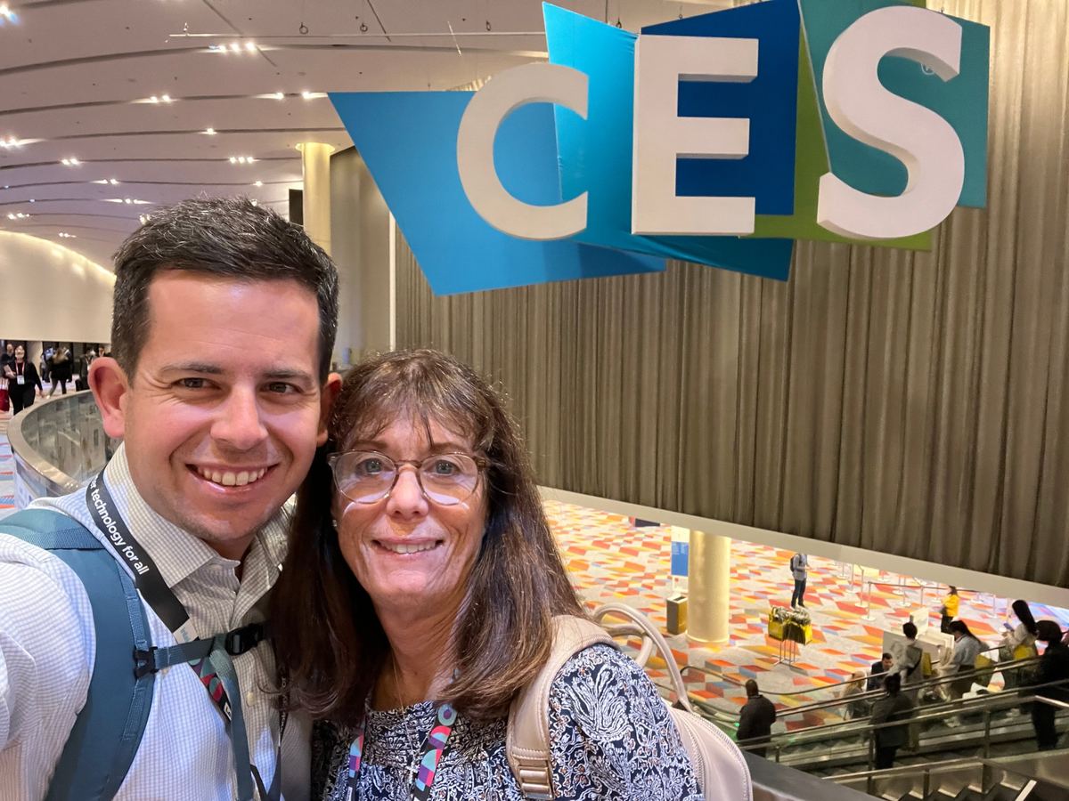 Chris and Ann at CES in Las Vegas